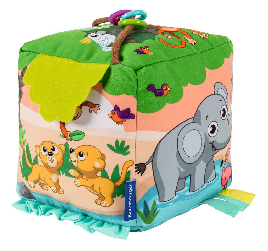 Roll & Play Sound Cube: Wild Animals