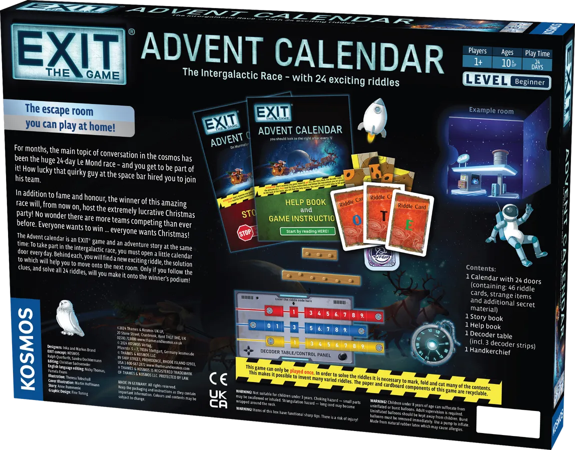 EXIT Advent Calendar The Intergalactic Race