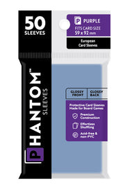 Phantom Purple Sleeves Gloss/Gloss 59x92mm Clear 50ct