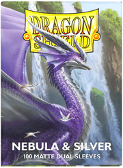 Dragon Shield Sleeves Dual Matte Nebula Silver (100)