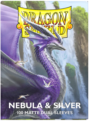 Dragon Shield Sleeves Dual Matte Nebula Silver (100)