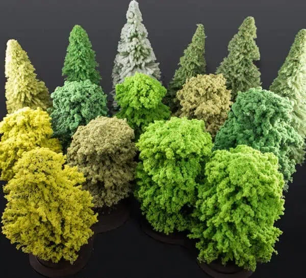 Medium Green Foam Flock