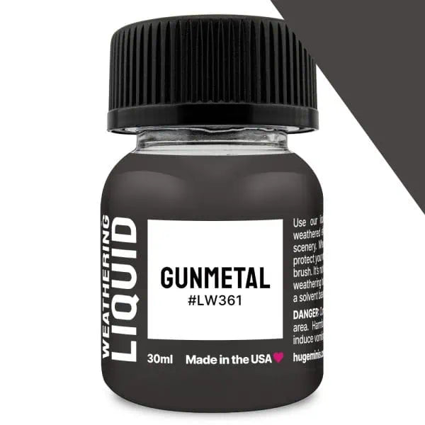 Weathering Liquid - GUNMETAL