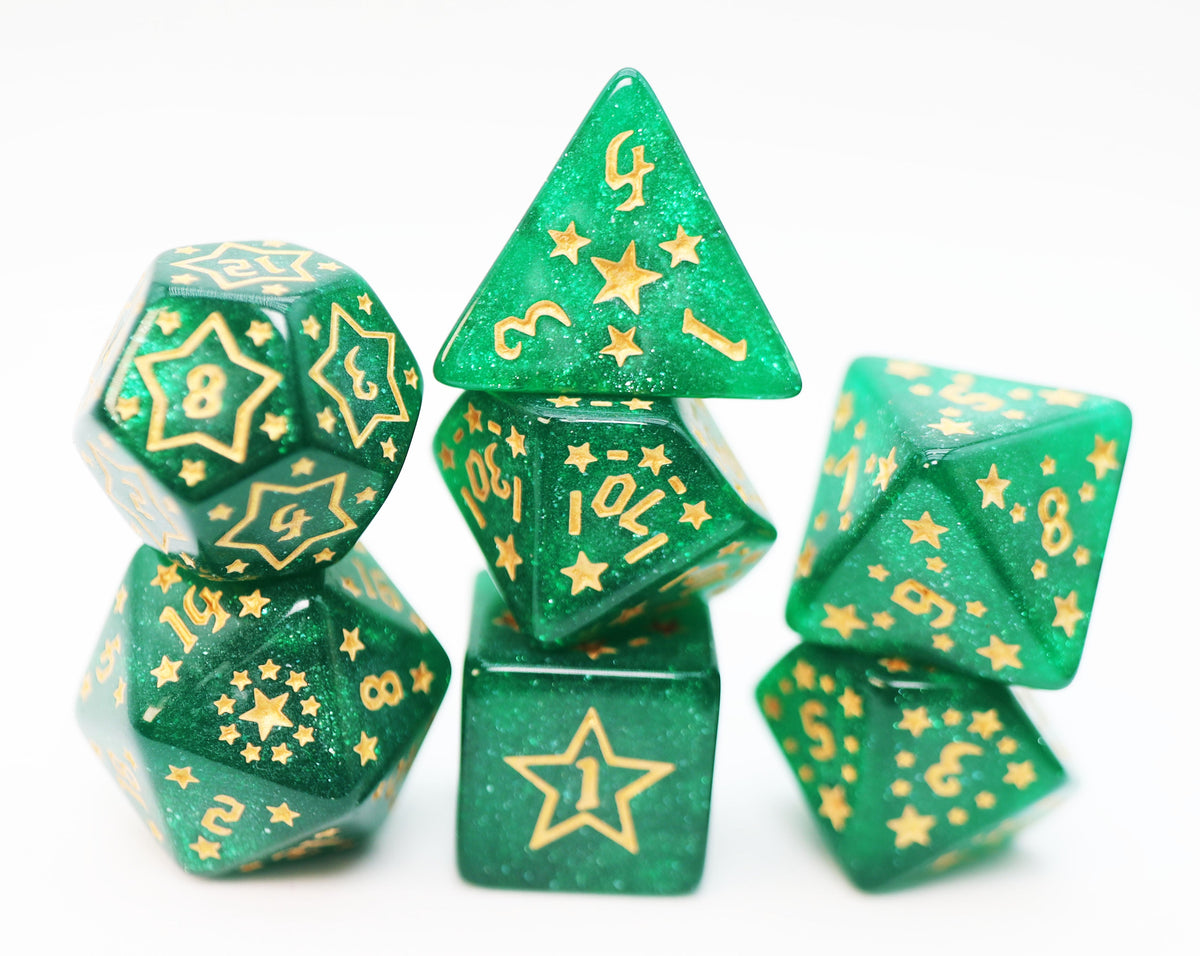 Shooting Stars RPG Dice Set Manganese