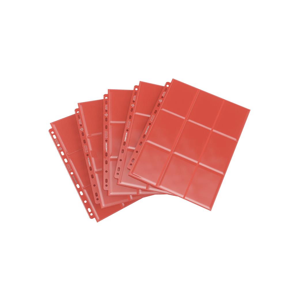 Sideloading 18-Pocket Pages10 pcs pack Red