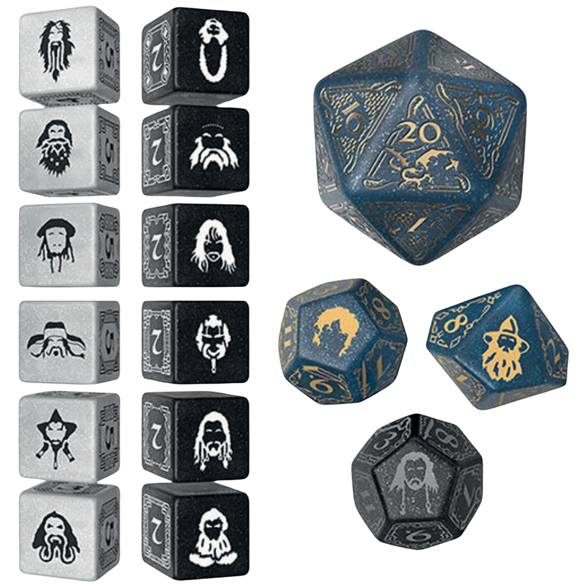 The Hobbit Dice Set Aether Vale