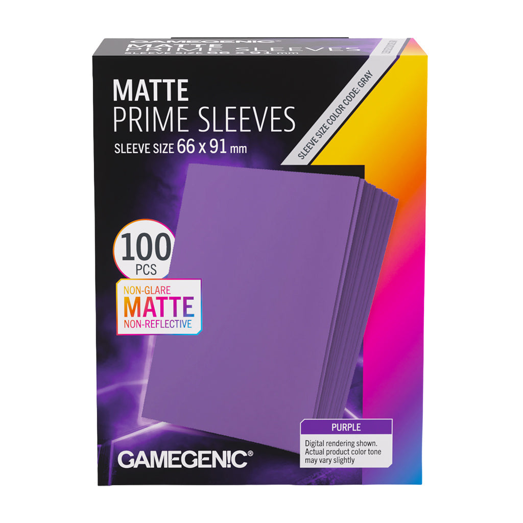 Matte Prime Sleeves Purple 66x91