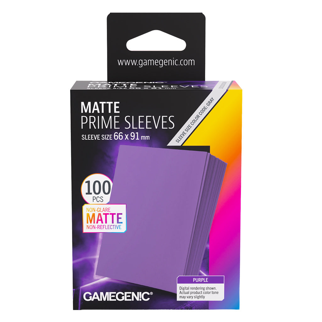 Matte Prime Sleeves Purple 66x91