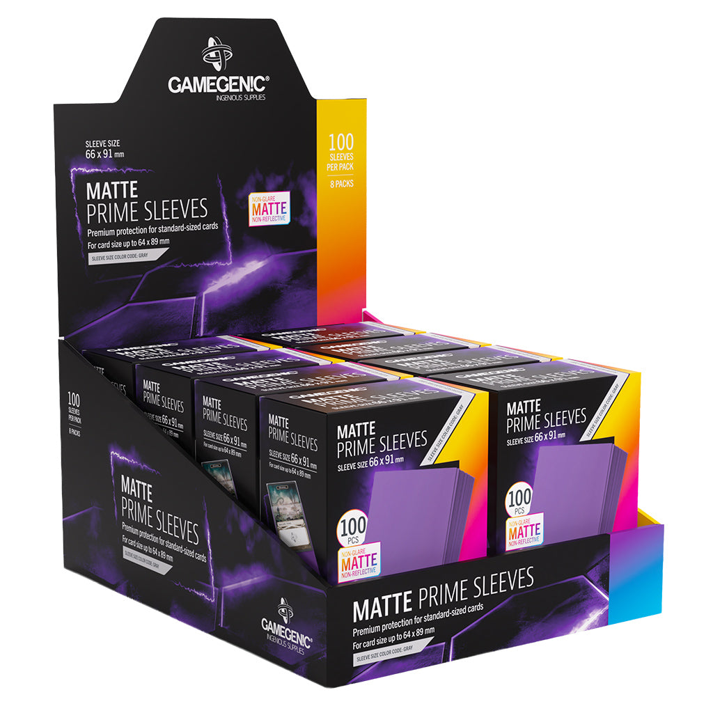 Matte Prime Sleeves Purple 66x91