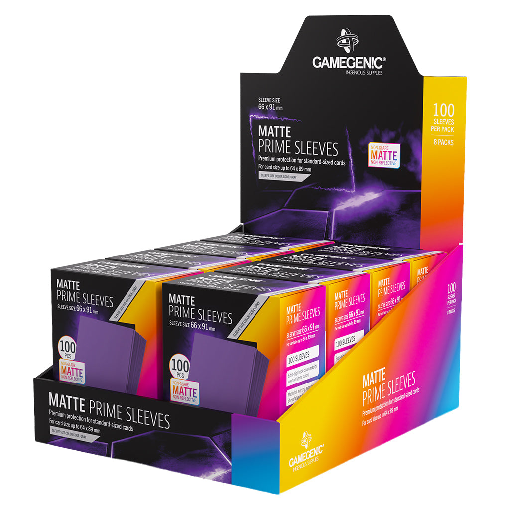 Matte Prime Sleeves Purple 66x91