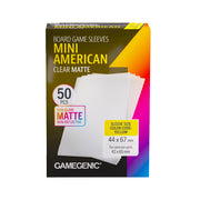 Board Game Sleeves Mini American Clear Matte