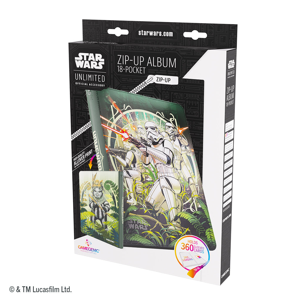 Star Wars: Unlimited Zip-Up Album 18-Pocket - The First Legion & Teebo