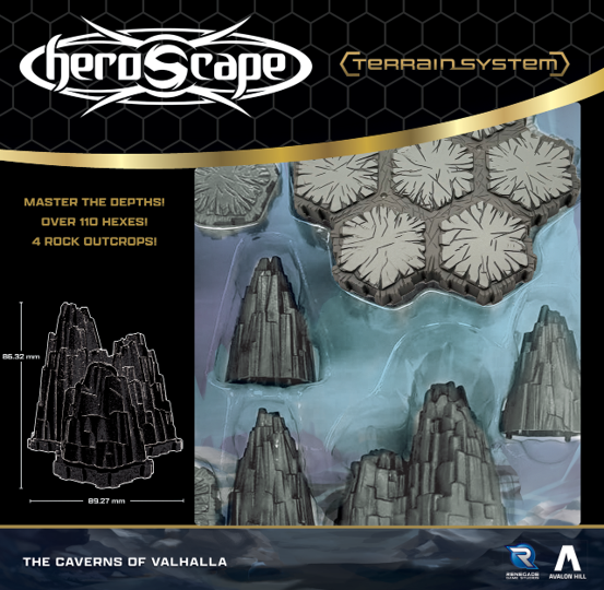 Heroscape The Caverns of Valhalla Terrain Expansion