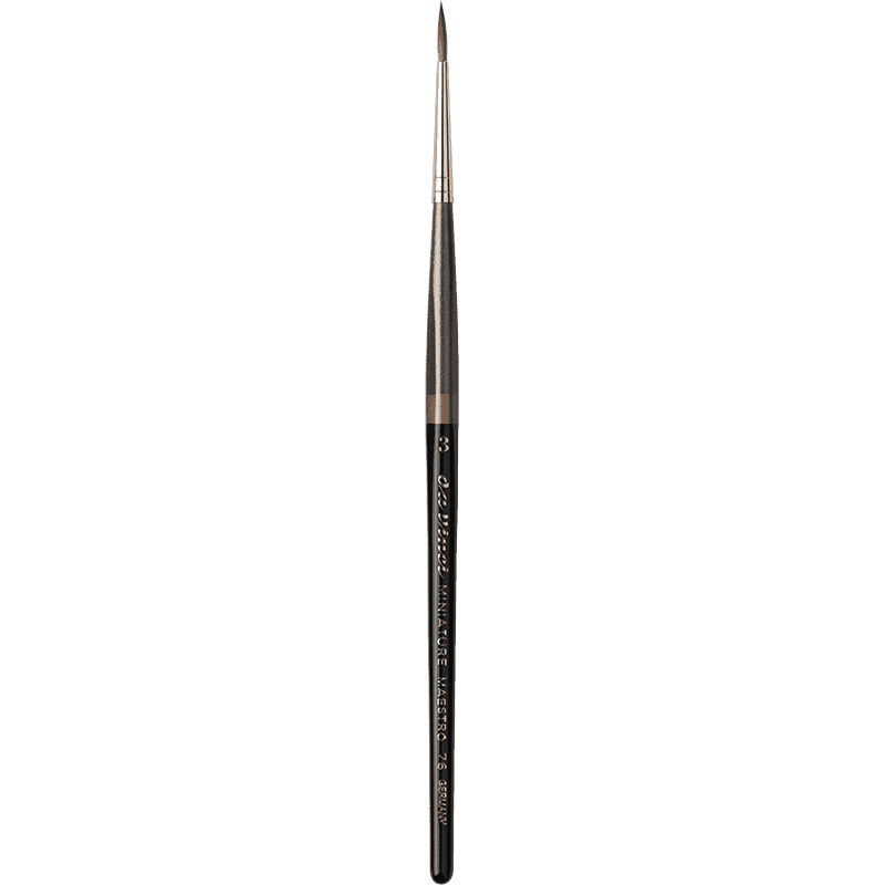 Da Vinci Maestro Miniature Round Kolinsky Sable Short Pointed Size 3