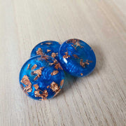 Crokinole Discs -Resin - Gilded-BlueCopper