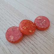 Crokinole Discs -Resin - Gilded-OrangeCopper