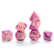 Aether Dice - Raseberry & Cream 7-Die Set