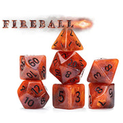 Aether Dice - Fireball 7-Die Set
