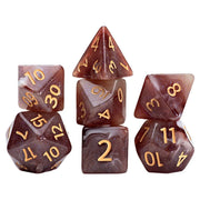 Aether Dice - Latte Dice 7-Die Set