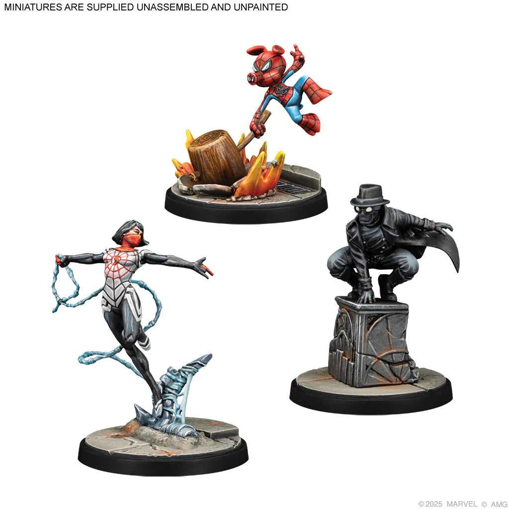 MCP Silk, Spider-Ham, & Spider-Man Noir