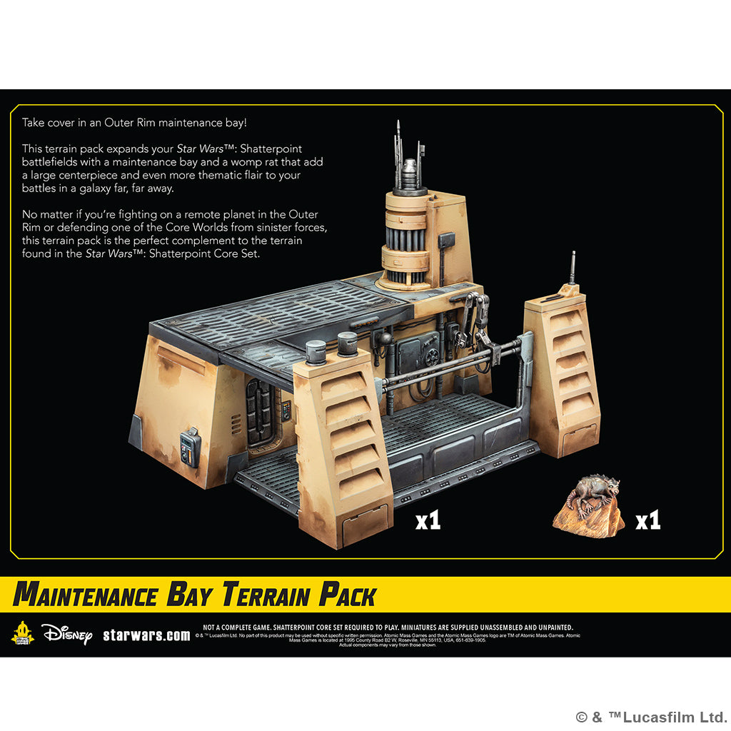 SW Shatterpoint - Maintenance Bay Terrain Pack