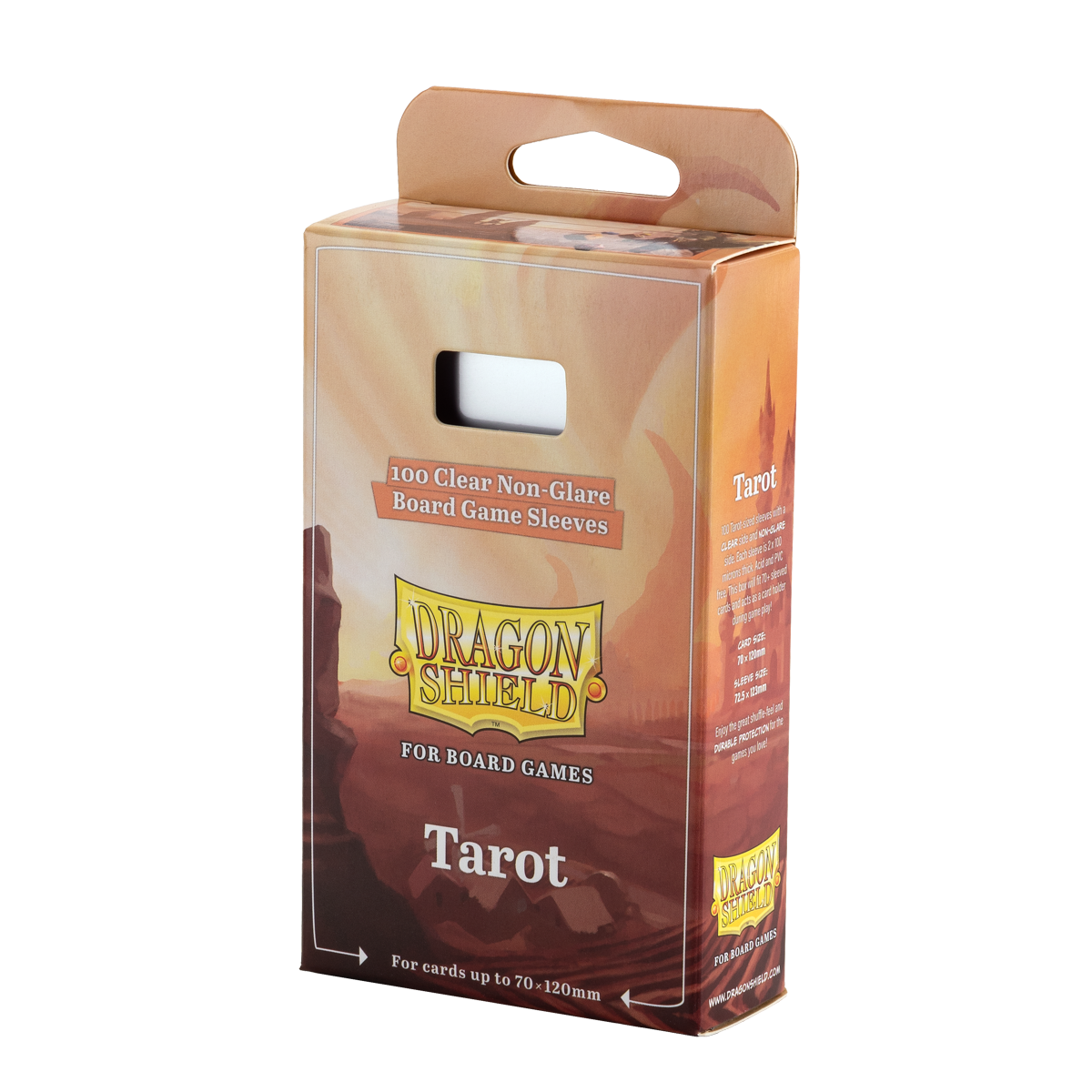 Dragon Shields: (100) Tarot Board Game Sleeves (70mm x 120mm)