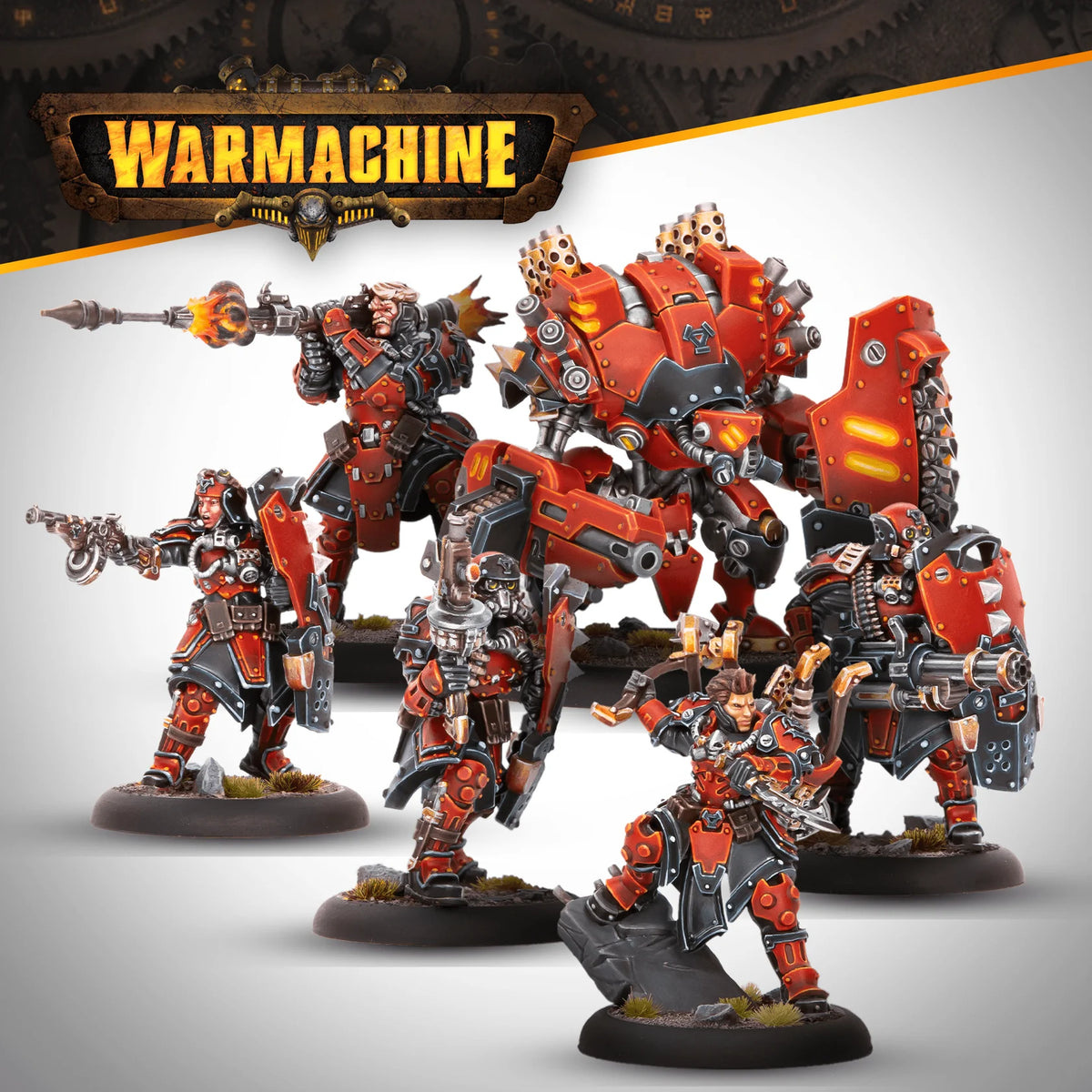 WM Khador SKS-6 Command Cadre (HIPS)
