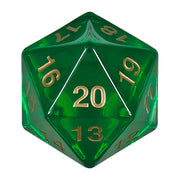 D20 55mm Countdown Emerald w/Gold Bagged