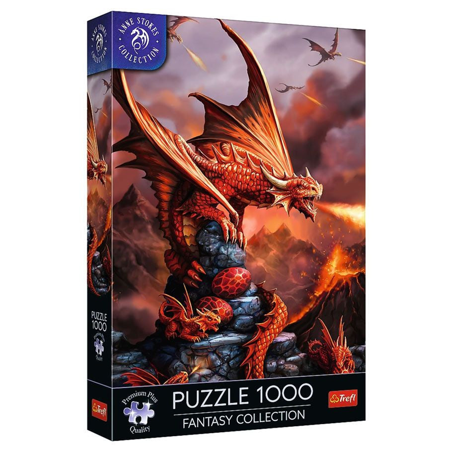 Anne Stokes Fire Dragon 1000 Piece Puzzle