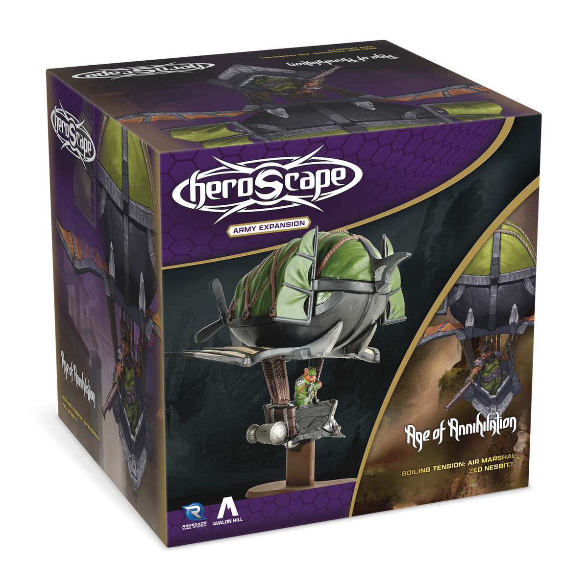 HeroScape Air Marshal Zed Nesbitt Army Expansion