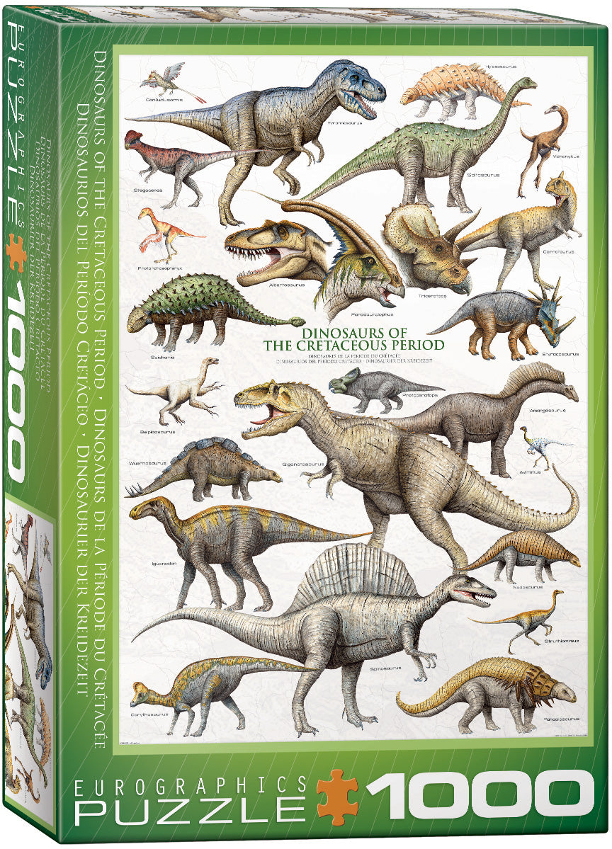 Dinosaurs of the Cretaceous Period 1000pc