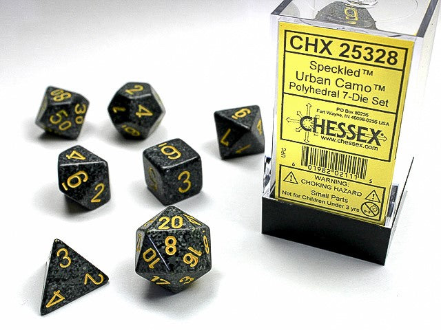 SpeckledÃ‚Â® Polyhedral Urban CamoÃ¢â€žÂ¢ 7-Die Set