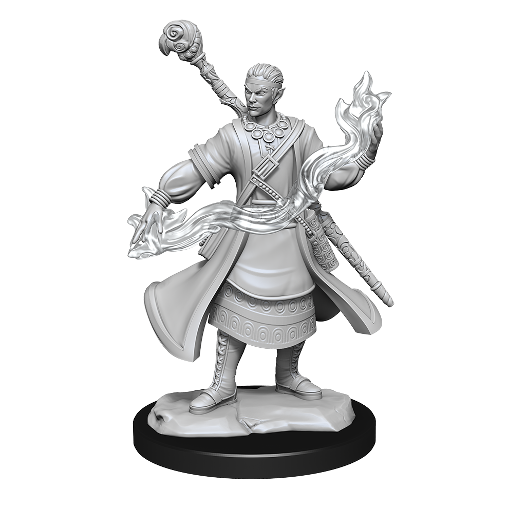 D&DNMUM Half-Elf Wizard Male W14