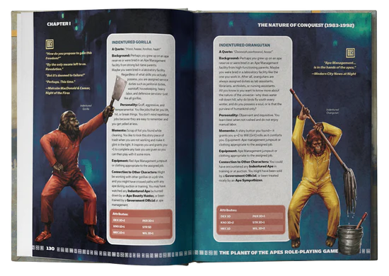 Planet of the Apes RPG The ANSA Files Sourcebook