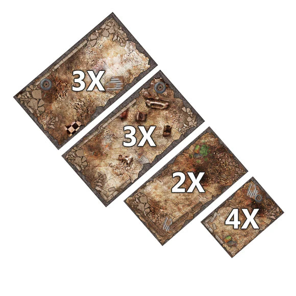 FLG Full Color Matched Play Terrain Set Skrap Yard