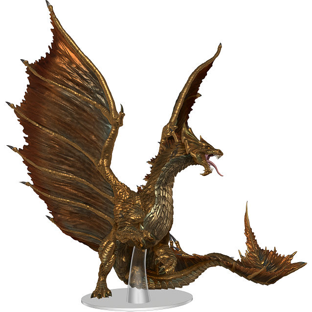 D&D ICONS: Adult Brass Dragon