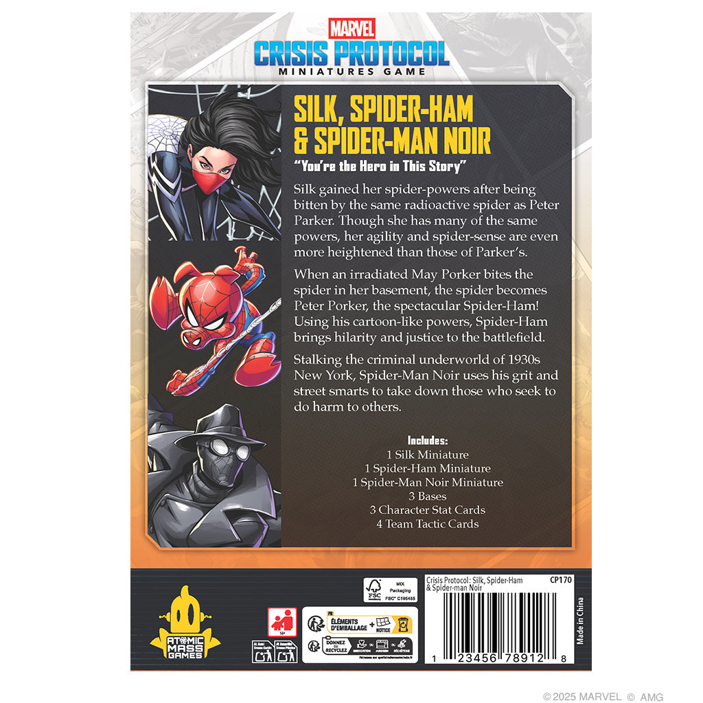 MCP Silk, Spider-Ham, & Spider-Man Noir
