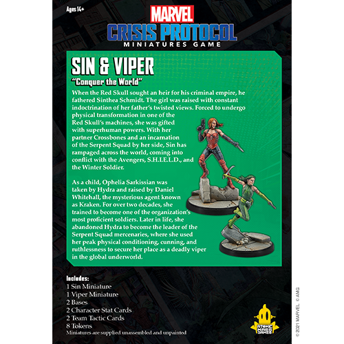 MCP Sin and Viper Character Pack