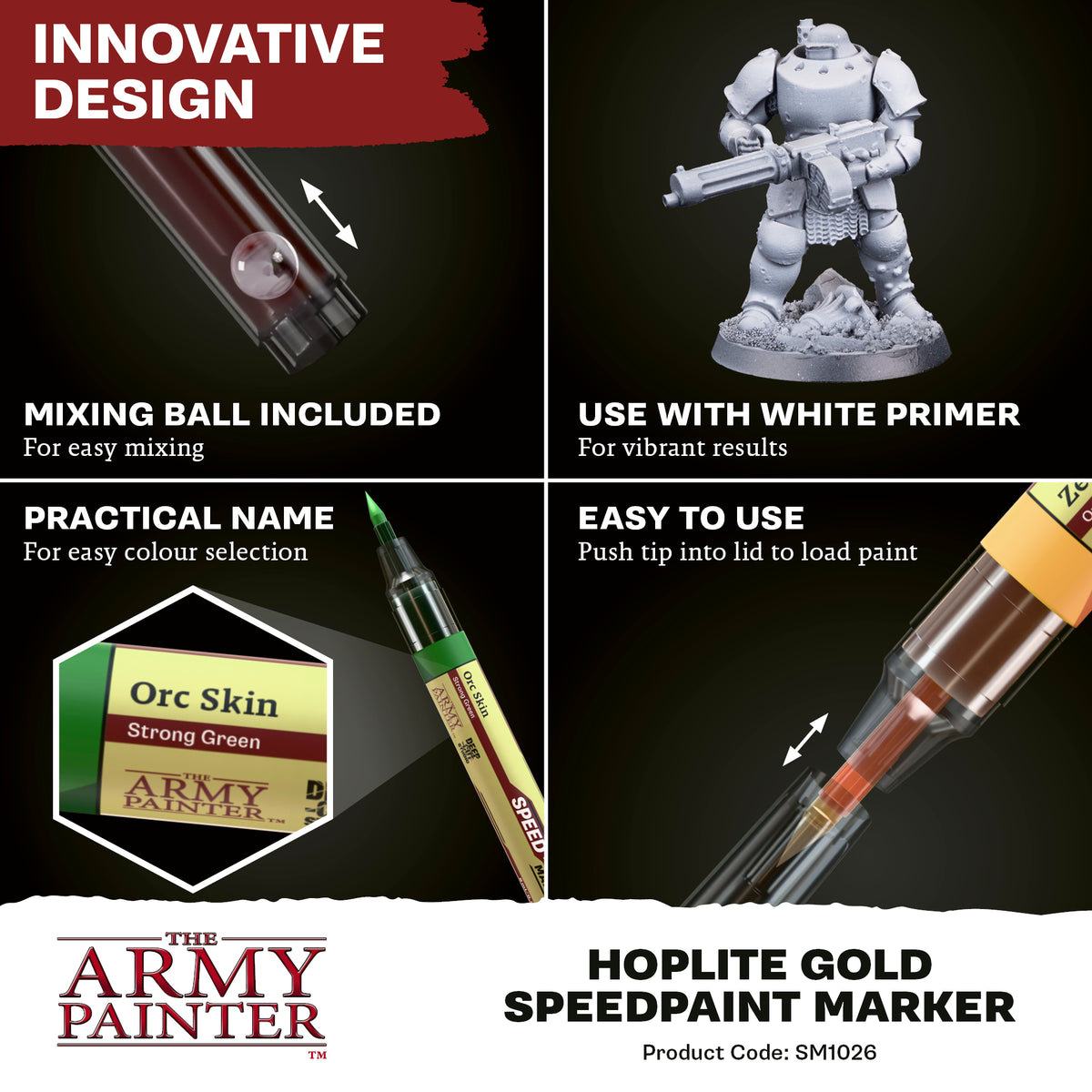 Speedpaint Markers Hoplite Gold
