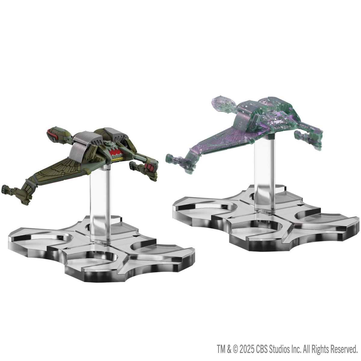 Star Trek Ship Pack Bird of Prey Cloaked and Uncloaked