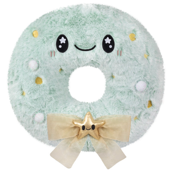 Flocked Wreath Squishable 17"