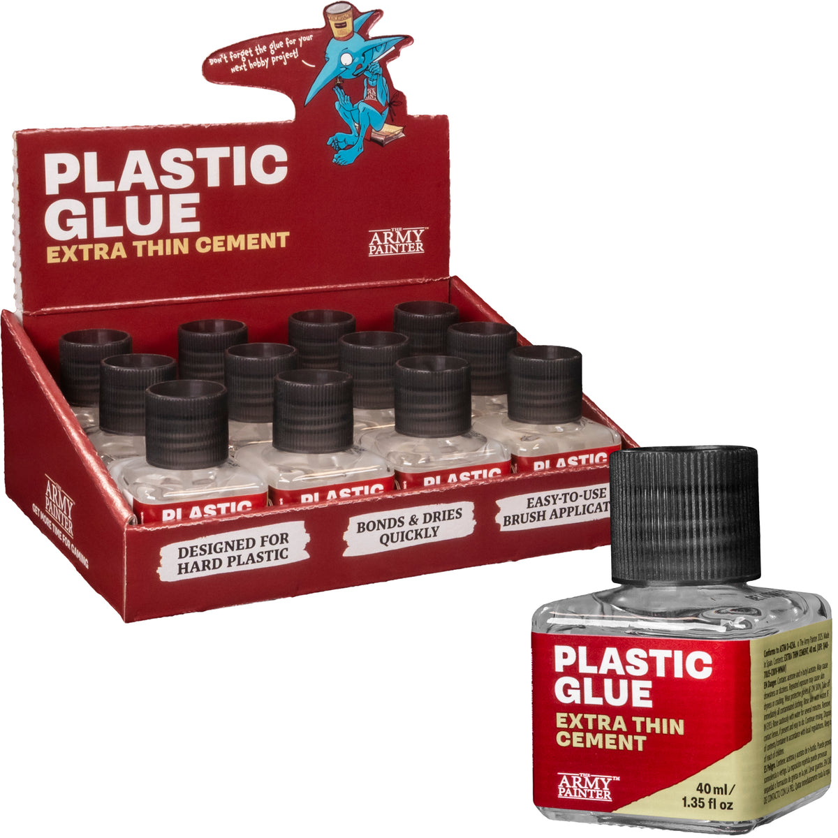 Plastic Glue - Extra Thin Cement Countertop Display (12)