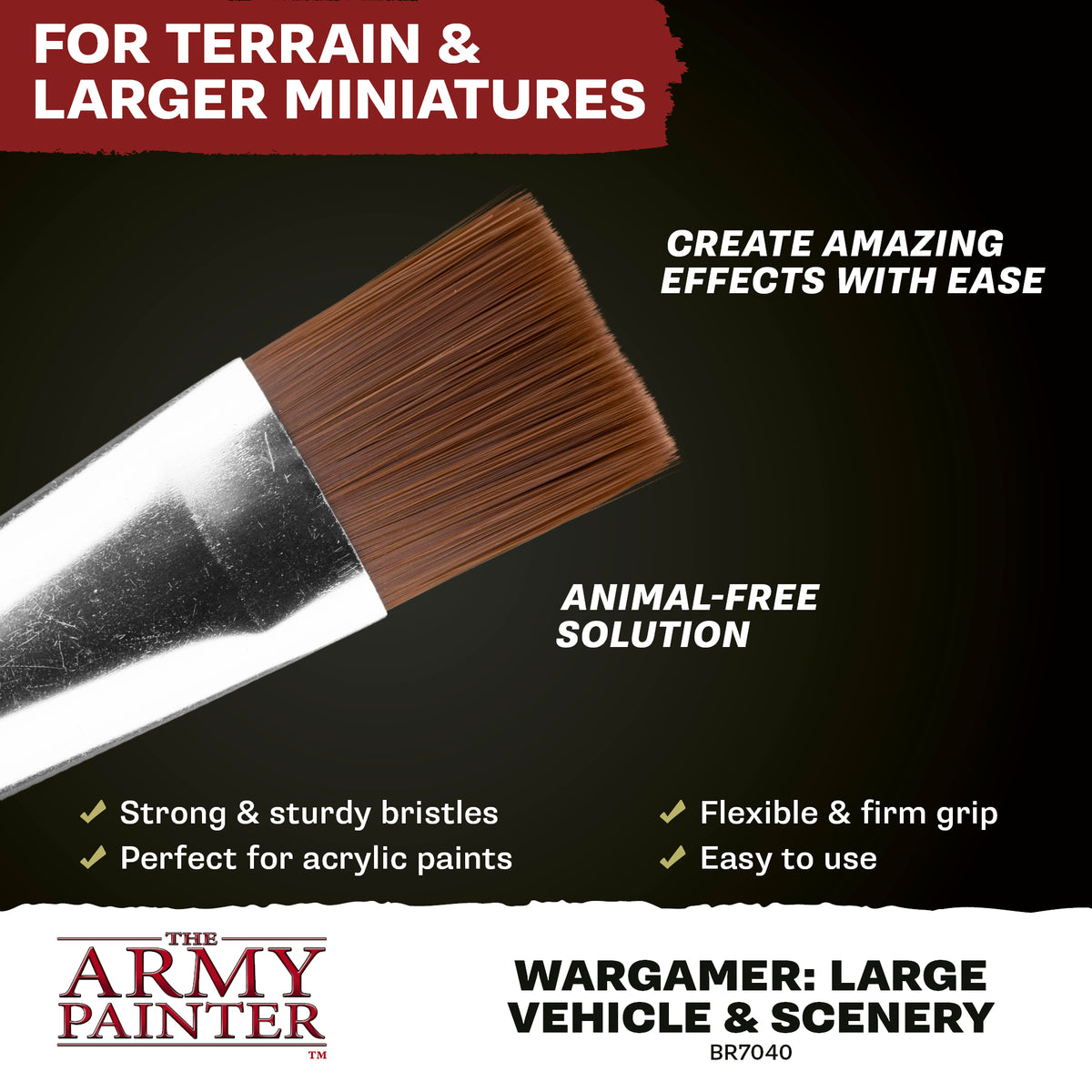 Wargamer Brush Large Vehicle & Scenery