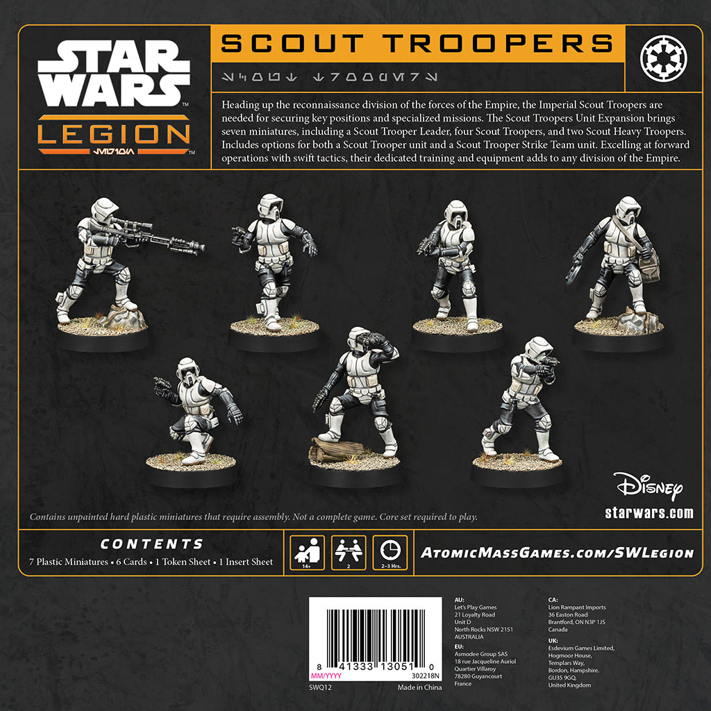 SW Legion Scout Troopers