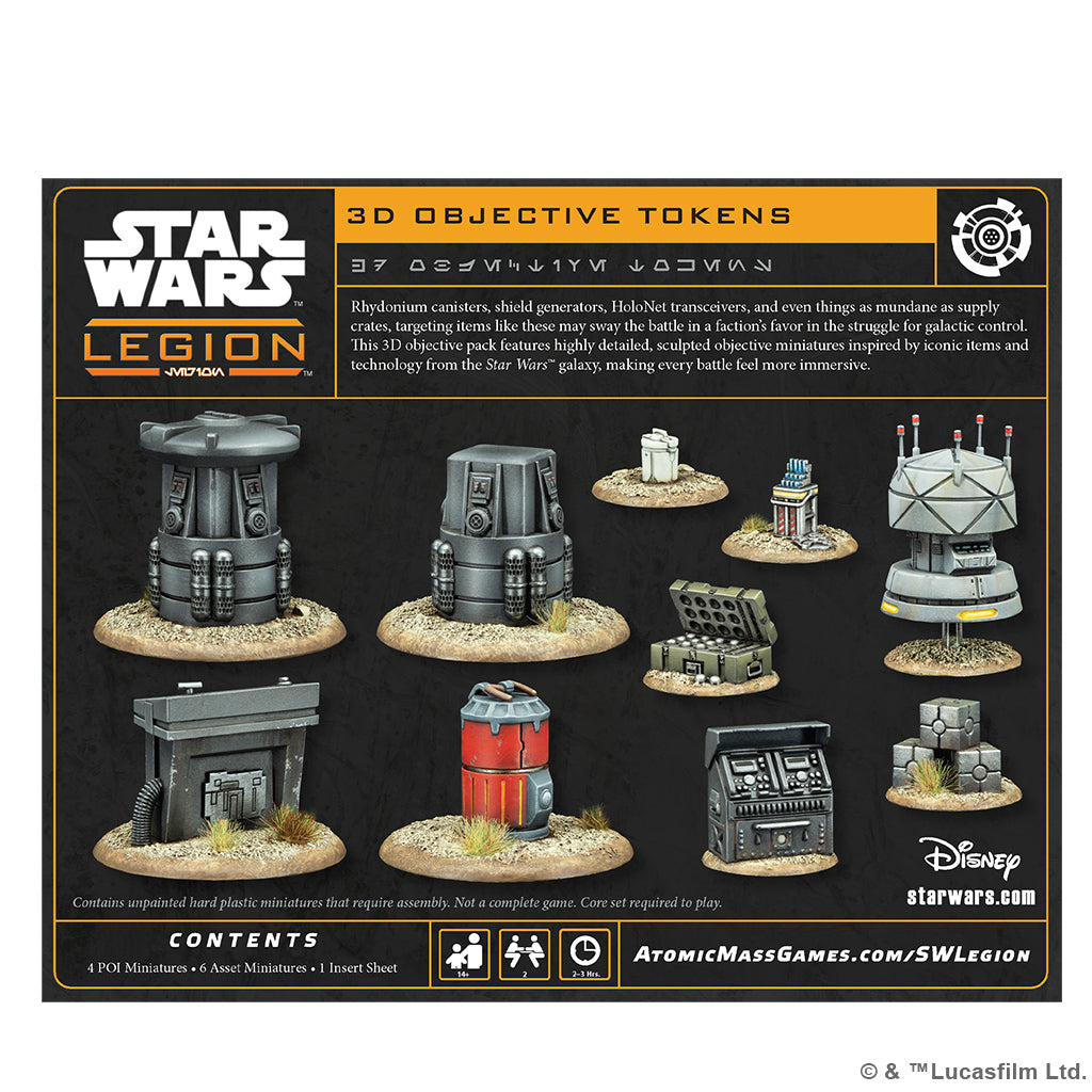 SW Legion 3D Objective Tokens