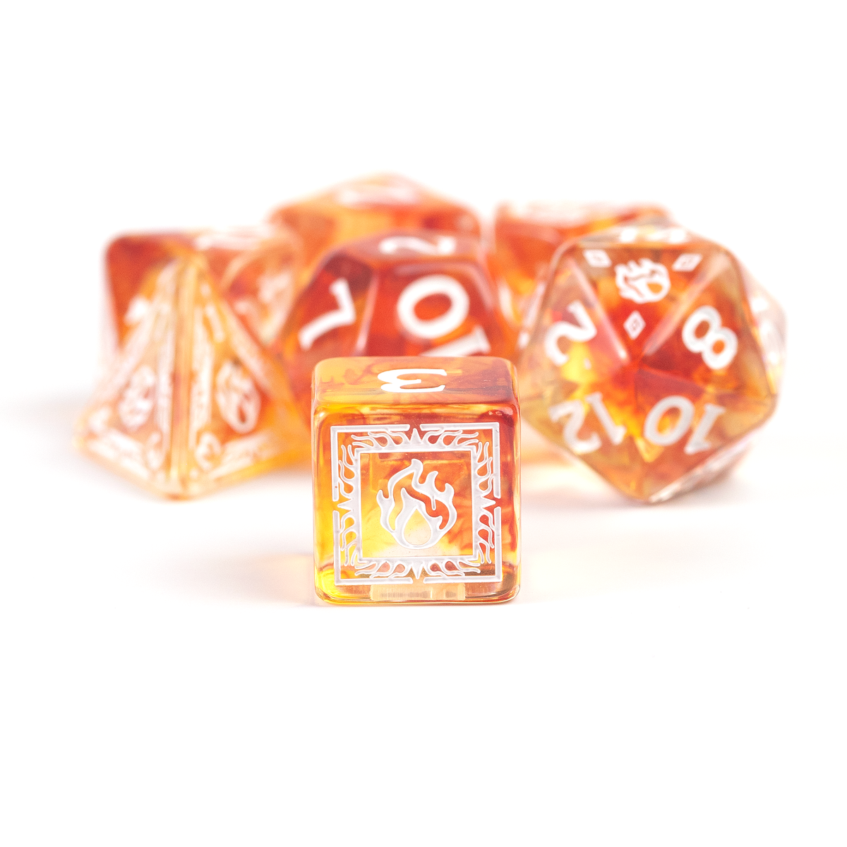 D&D Adventure Dice Sorcerer Orange