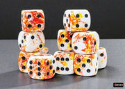 Brush 16mm d6 Sunrise/Black Dice BlockÃ¢â€žÂ¢ (12 dice)