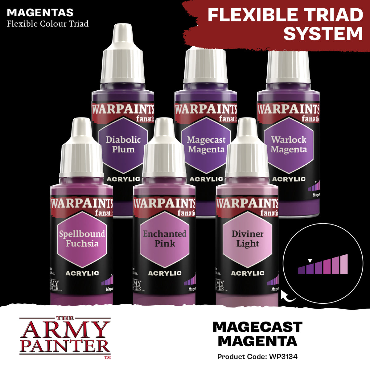 Warpaints Fanatic: Magecast Magenta 18ml