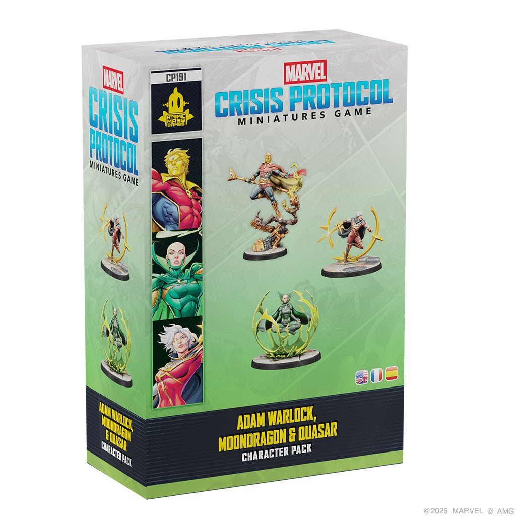 MCP Adam Warlock Moondragon & Quasar