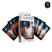 Orange Nebula Curator Sleeves (100) Slumber